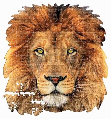 Puzzle Lion face shape Educa 375 dielov a Fix lepidlo od 11 rokov