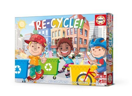 Spoločenská hra pre deti RE-Cycle! Educa v angličtine Učíme sa recyklovať! od 4 rokov