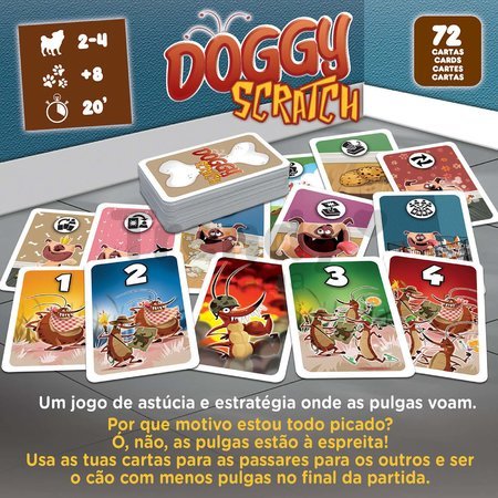 Spoločenská hra pre deti Doggy Scratch Educa Škrabanec Psíka od 8 rokov - v angličtine, španielčine, francúzštine a portugalčine