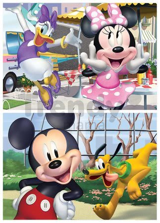 Drevené puzzle Mickey&Friends Educa 2x25 dielov od 4 rokov