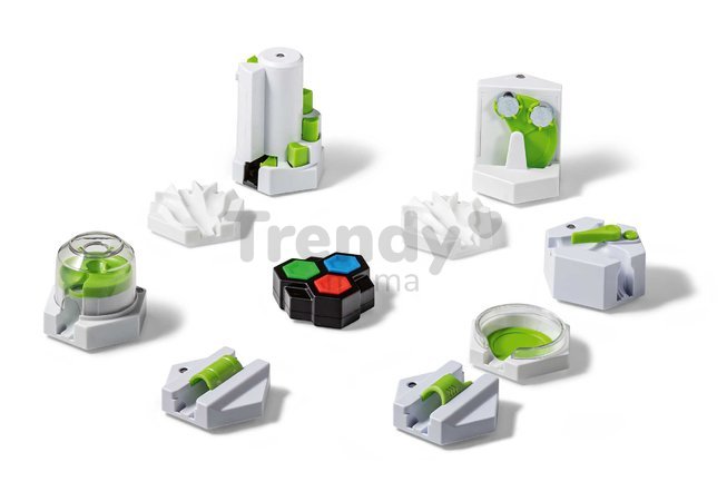 Sada interaktívnych doplnkov pre guľôčkové dráhy Extension Interaction Power GraviTrax 13 doplnkov s diaľkovým ovládačom od 8 rokov