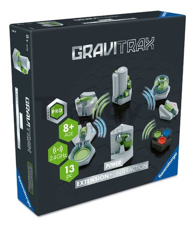 Sada interaktívnych doplnkov pre guľôčkové dráhy Extension Interaction Power GraviTrax 13 doplnkov s diaľkovým ovládačom od 8 rokov