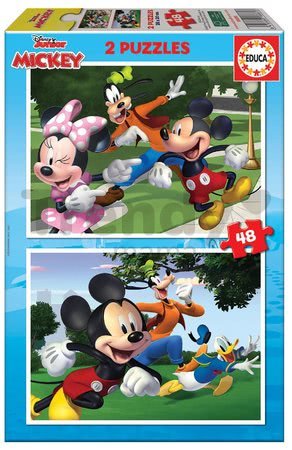 Puzzle Mickey&Friends Educa 2x48 dielov od 4 rokov