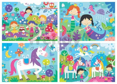 Puzzle rozprávky Fantasy Friends Progressive Educa veselé deti 20-40-60-80 dielne od 4 rokov