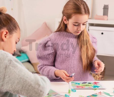 Kreatívne tvorenie Nature Friends Sand Art Educa lesná princezná pieskové obrázky s trblietkami od 7 rokov