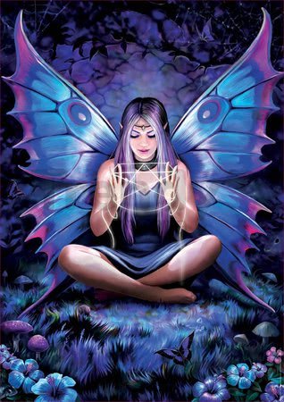 Puzzle Spell Weaver Anne Stokes Educa 500 dielov a Fix lepidlo od 11 rokov