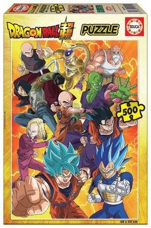 Puzzle Dragon Ball Super Educa 500 dielov a Fix lepidlo od 11 rokov