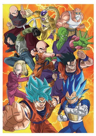 Puzzle Dragon Ball Super Educa 500 dielov a Fix lepidlo od 11 rokov