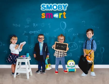 Interaktívna hra Clever Cubes Smart Smoby s 3 hrami farby a čísla od 24 mes (anglicky, francúzsky a nemecky)