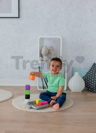 Interaktívna hra Clever Cubes Smart Smoby s 3 hrami farby a čísla