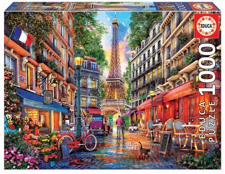 Puzzle Paris Dominic Davison Educa 1000 dielov a Fix lepidlo v balení od 11 rokov