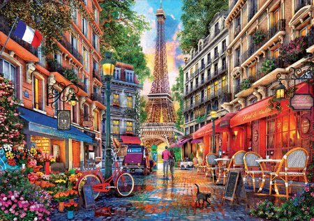 Puzzle Paris Dominic Davison Educa 1000 dielov a Fix lepidlo v balení od 11 rokov