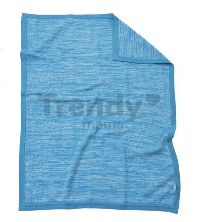 Pletená deka pre najmenších Joy toTs-smarTrike 100% prírodná bavlna modrá od 0 mesiacov