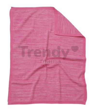 Pletená deka pre najmenších Joy toTs-smarTrike 100% prírodná bavlna ružová od 0 mesiacov