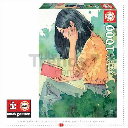 Puzzle The Lecturer Esther Gili Educa 1000 dielov a Fix lepidlo v balení od 11 rokov