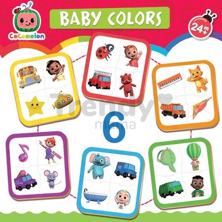 Náučná hra pre najmenších Baby Colours Cocomelon Educa Učíme sa farby od 24 mes