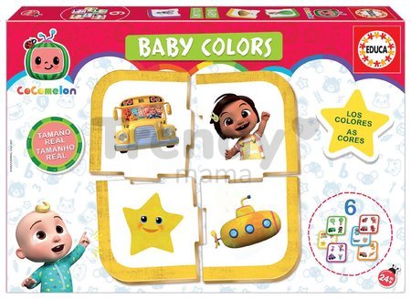 Náučná hra pre najmenších Baby Colours Cocomelon Educa Učíme sa farby od 24 mes