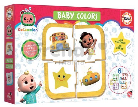 Náučná hra pre najmenších Baby Colours Cocomelon Educa Učíme sa farby od 24 mes