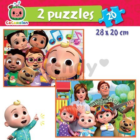 Puzzle Cocomelon Educa 2x20 dielov od 4 rokov