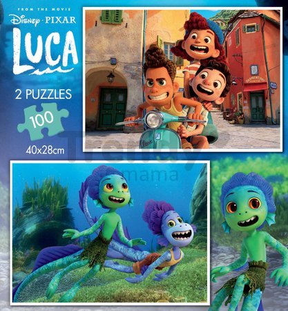 Puzzle Luca Disney Educa 2x100 dielov od 5 rokov