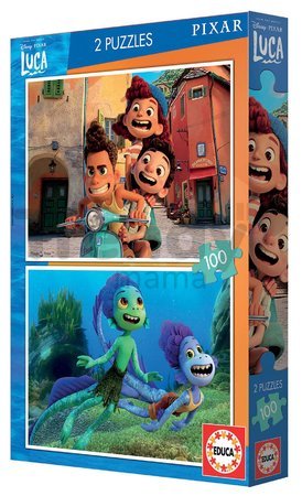 Puzzle Luca Disney Educa 2x100 dielov od 5 rokov