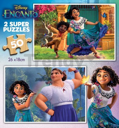 Drevené puzzle Encanto Disney Educa 2x50 dielov od 5 rokov