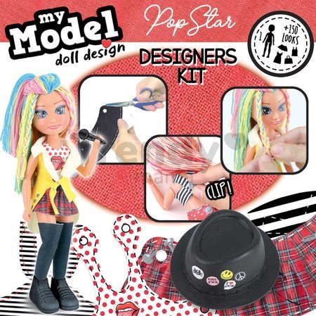 Kreatívne tvorenie Design Your Doll Pop Star Educa vyrob si vlastné popstar bábiky 5 modelov od 6 rokov