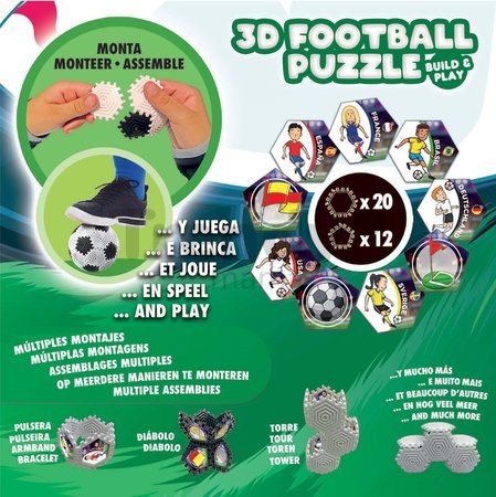 Puzzle futbalová lopta 3D Football Puzzle Educa 32 dielov