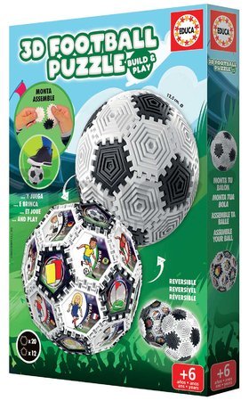 Puzzle futbalová lopta 3D Football Puzzle Educa 32 dielov