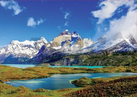 Puzzle Torres del Paine Patagonia Educa 1000 dielov a Fix lepidlo