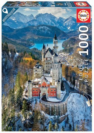 Puzzle Neuschwanstein Castle Educa 1000 dielov a Fix lepidlo