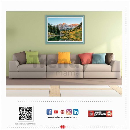 Puzzle Maroon Bells Educa 2000 dielov a Fix lepidlo
