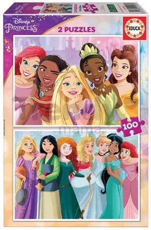 Puzzle Disney Princess Educa 2x100 dielov