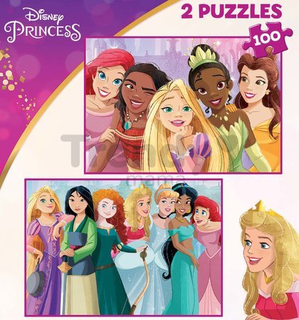 Puzzle Disney Princess Educa 2x100 dielov