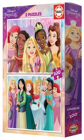 Puzzle Disney Princess Educa 2x100 dielov