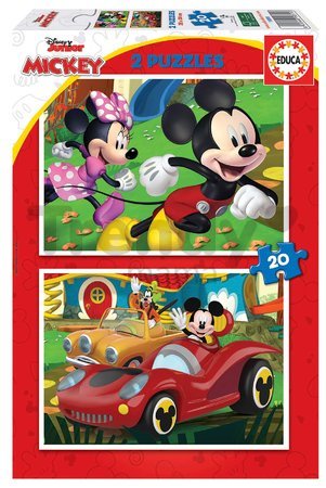 Puzzle Mickey Mouse Fun House Disney Educa 2x20 dielov