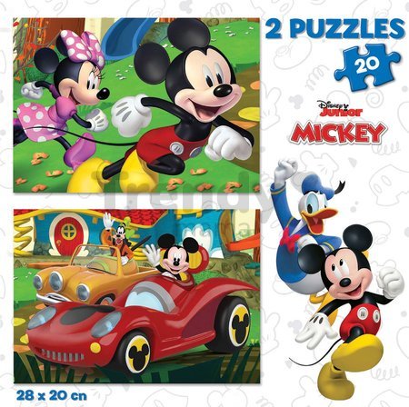 Puzzle Mickey Mouse Fun House Disney Educa 2x20 dielov