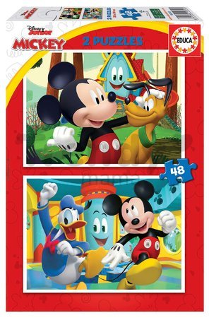 Puzzle Mickey Mouse Fun House Disney Educa 2x48 dielov