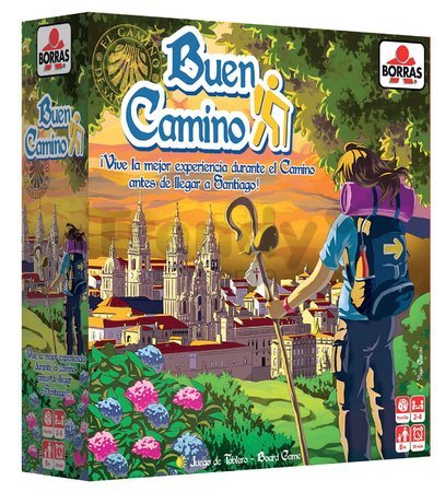 Spoločenská hra Buen Camino Card Game Extended Educa 126 kariet od 8 rokov - v španielčine, francúzštine angličtine a portugalčine