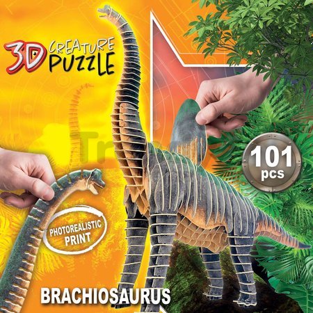 Puzzle dinosaurus Brachiosaurus 3D Creature Educa dĺžka 50 cm 101 dielov