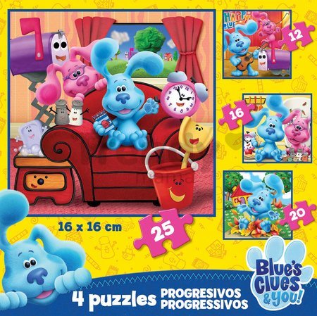 Puzzle Baby Puzzles Blue´s Clues Educa 12-16-20-25 dielov