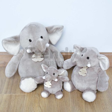 Plyšový sloník Elephant Histoire d’ Ours sivý 23 cm v darčekovom balení od 0 mes