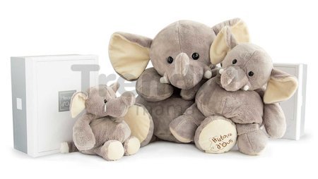 Plyšový sloník Elephant Histoire d’ Ours v darčekovom balení sivý 14 cm od 0 mes