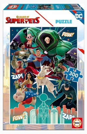 Puzzle DC League of Superpets Educa 300 dielov a Fix lepidlo