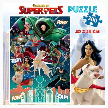Puzzle DC League of Superpets Educa 300 dielov a Fix lepidlo