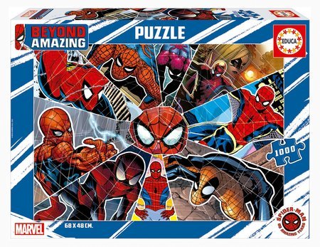 Puzzle Spiderman Beyond Amazing Educa 1000 dielov a Fix lepidlo EDU19487