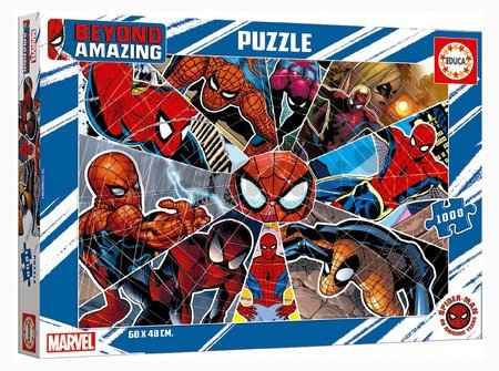 Puzzle Spiderman Beyond Amazing Educa 1000 dielov a Fix lepidlo EDU19487