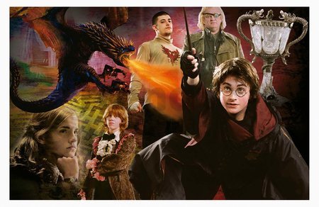 Puzzle Miniature series Harry Potter 2 Educa 1000 dielov a Fix lepidlo