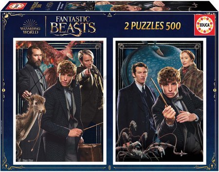 Puzzle Fantastic Beasts Educa 2x500 dielov a Fix lepidlo