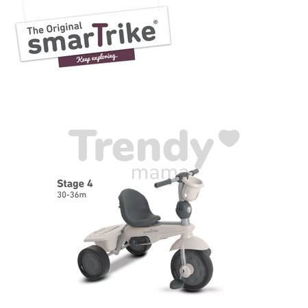 Trojkolka Voyage 4v1 smarTrike fialová Touch Steering s gumenými kolesami a tlmičom a držiakom na fľašu od 10 mes